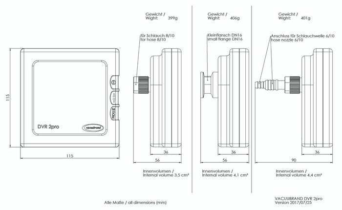 Load image into Gallery viewer, Lavender VACUUBRAND DVR 2pro Vacuum Gauge
