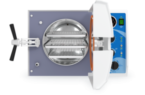 Load image into Gallery viewer, Light Slate Gray Tuttnauer 2340M Manual Autoclave
