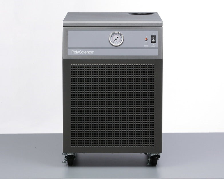 Load image into Gallery viewer, Light Gray Polyscience 3370P9A11B Model 3370 Liquid-to-Air Recirculating Cooler with Positive Displacement Pump, 120V, 60Hz
