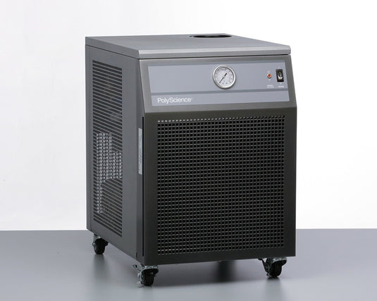 Gray Polyscience 3370P9A11B Model 3370 Liquid-to-Air Recirculating Cooler with Positive Displacement Pump, 120V, 60Hz