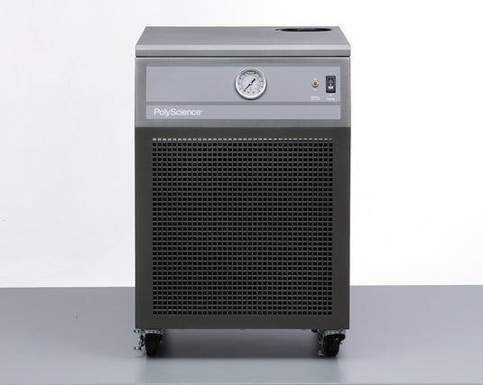 Light Gray Polyscience 3370TBA11B Model 3370 Liquid-to-Air Recirculating Cooler with Turbine Pump, 120V, 60Hz