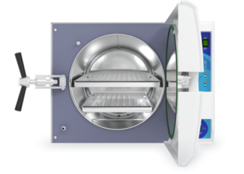 Dark Gray Tuttnauer 3870M Manual Large-Capacity Autoclave