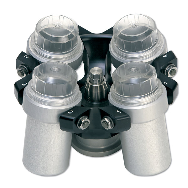 Gray Hermle 4x100H swing out rotor with buckets