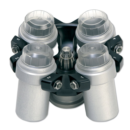 Gray Hermle 4x100H swing out rotor with buckets