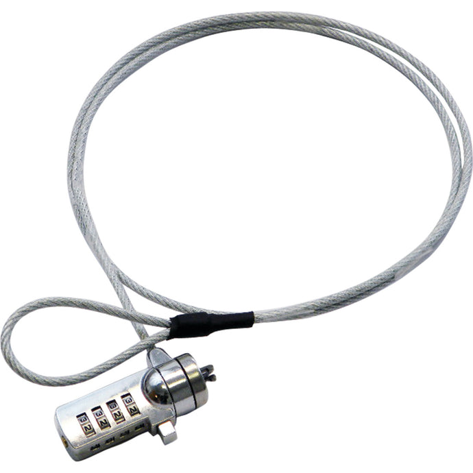 Gray Security lock and cable