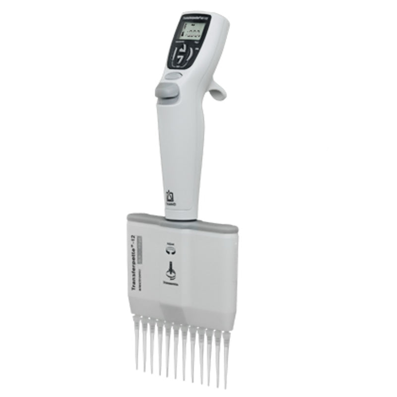 Load image into Gallery viewer, Gray BrandTech Scientific Transferpette Electronic Multichannel Pipettes
