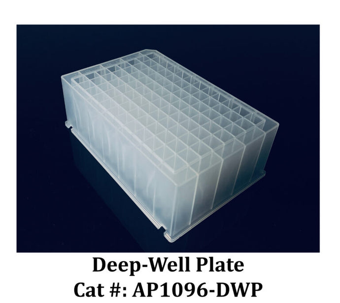 Black 96 deep well plates for IsoPure™, cs 50