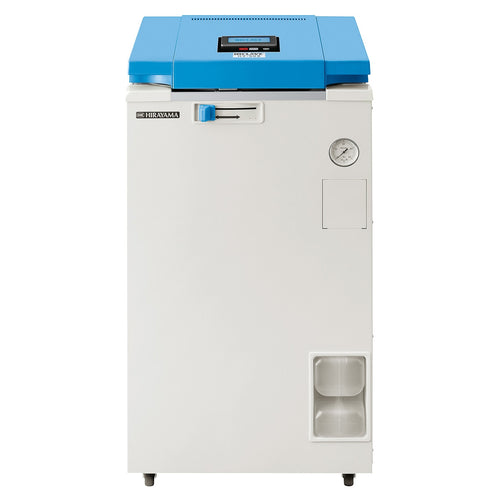 Light Gray Hirayama HICLAVE HV-50II Professional Autoclave - 50L Floor-Standing Laboratory Sterilizer with Touchscreen Control (120V)