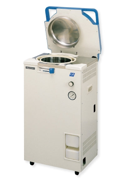 Light Gray Hirayama HICLAVE HVE-50 Economical Floor-Standing Autoclave, 50L, 120V