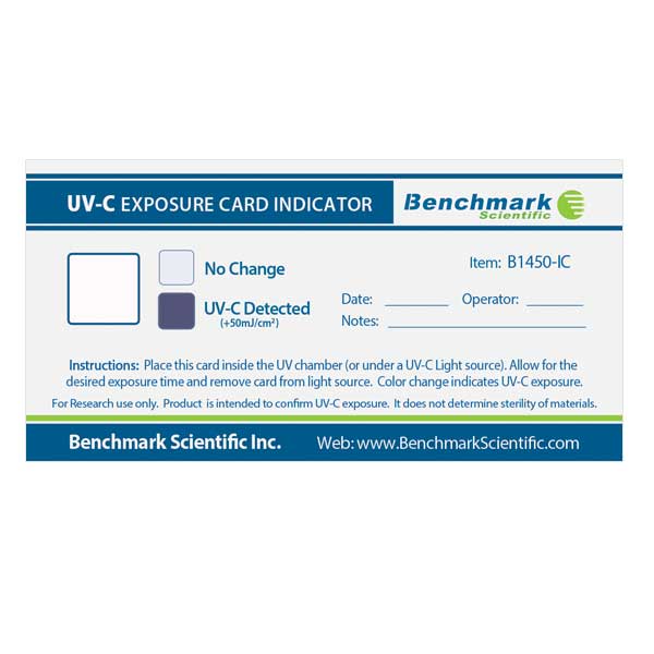 Dark Cyan UV-C Indicator Card (Double-sided)