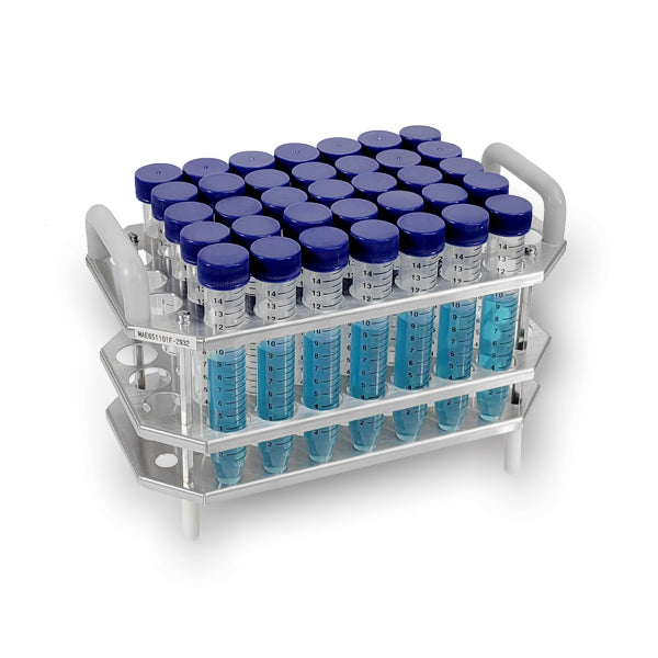 Gray Tube rack for 41 x 15 ml tubes