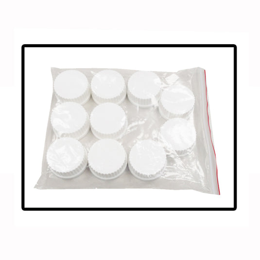 Antique White Replacement White caps, (GL45), 10/pk.
