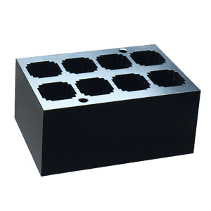 Light Steel Blue Block, 8 x cuvettes (not compatible with cover)