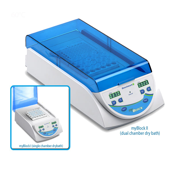 Load image into Gallery viewer, Steel Blue Benchmark myBlock Series Digital Dry Baths
