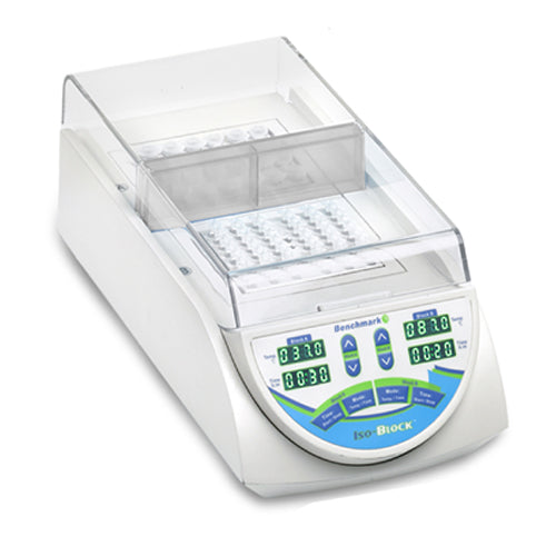 Light Gray Benchmark BSH6000 IsoBlock Digital Dry Bath w/ Two Independently Controlled Chambers