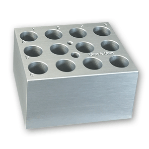 Dark Gray Block, 12x15-16mm (or 12x10ml blood tube)