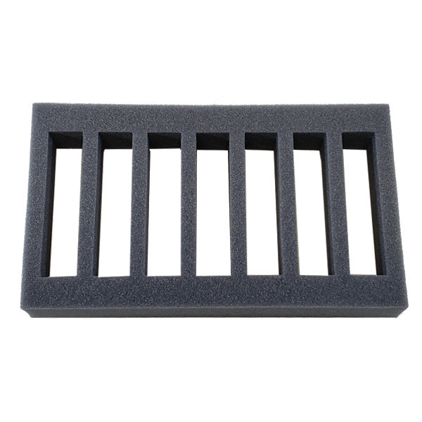 Dark Slate Gray Tube Rack for 7x50ml QuEChERs, horizontal, fits BV1010