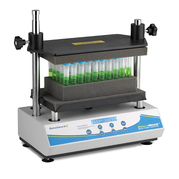 Dark Slate Gray Benchmark BV1010 BenchMixer XL Multi-Tube Vortexer, Includes 50x12mm Tube Rack, 115V