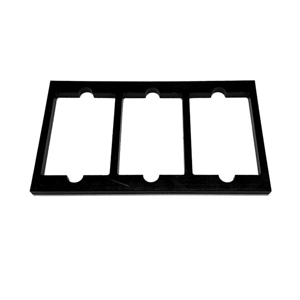 Black Rack for up to 3 microplates