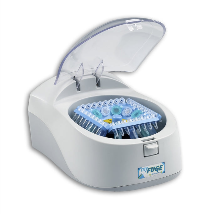 Light Gray Benchmark C1012 MyFuge12 Mini Centrifuge w/ COMBI-Rotor