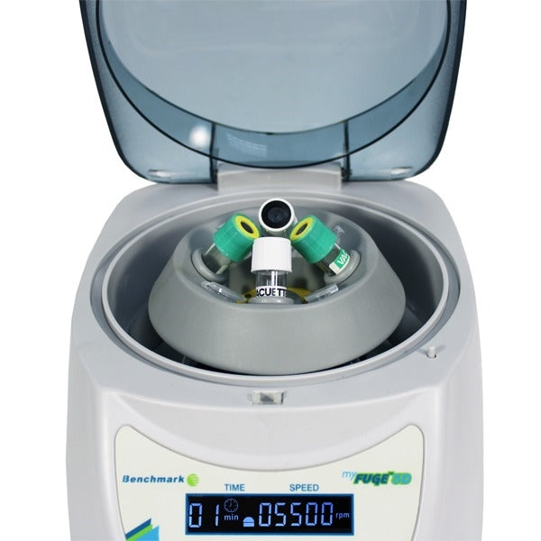 Load image into Gallery viewer, Dark Gray Benchmark C2205 MyFuge 5D Digital Microcentrifuge w/ Combination Rotor
