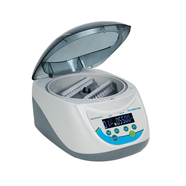 Dark Gray Benchmark C2248 StripSpin 12D Digital Mini Centrifuge w/ PCR Strip Rotor