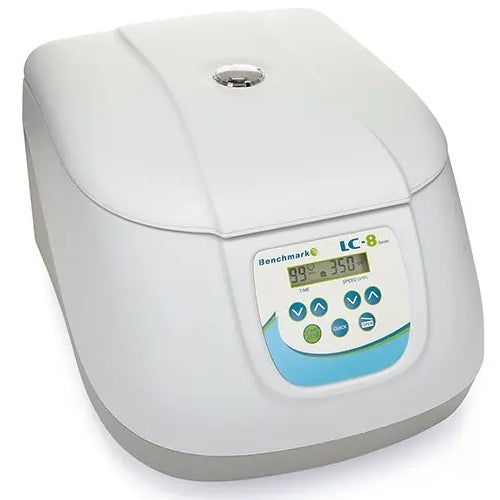 Light Gray Benchmark C3200 LC-8 Plus 5000 Centrifuge w/ 8 x 15ml Rotor