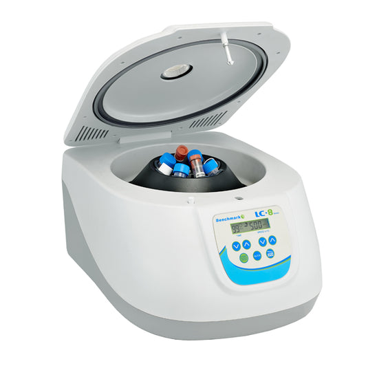 Light Gray Benchmark C3100 LC-8 3500 Centrifuge w/ 8 x 15ml Rotor