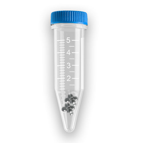 Light Gray Prefilled 5.0ml tubes, Stainless Steel beads, 2.8mm Acid Washed, 50pk (For use with D2400 BeadBlaster ONLY)