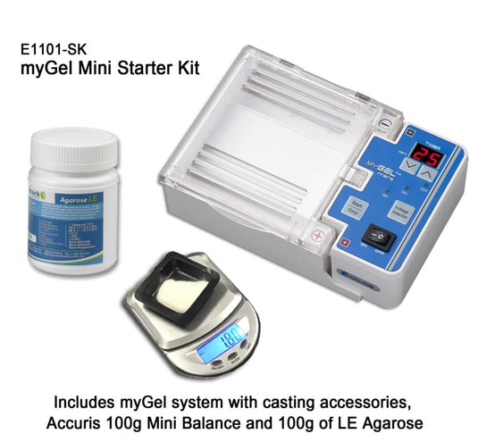 Light Gray Accuris myGel Mini Electrophoresis System