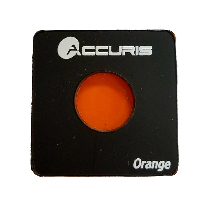 Black SmartDoc orange photo filter for imaging green stains on blue light