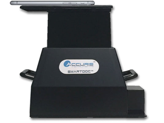 Dark Slate Gray Accuris SmartDoc 2.0 System with Blue Light Illumination Base