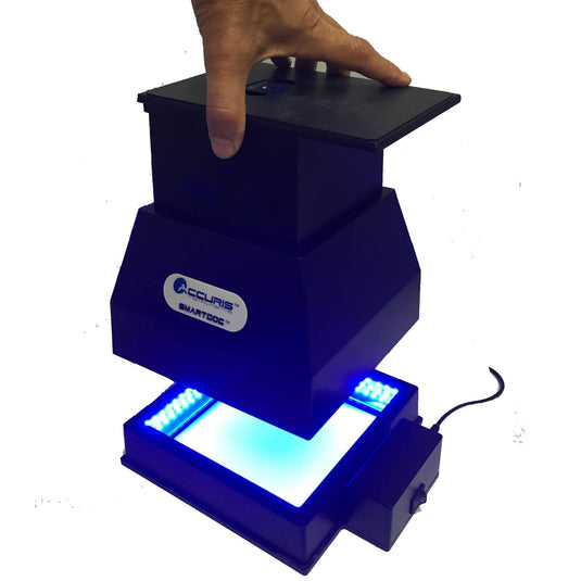 Midnight Blue Accuris SmartDoc 2.0 System with Blue Light Illumination Base
