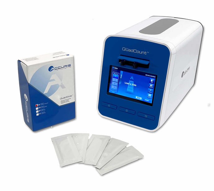 Midnight Blue Accuris E7500 QuadCount Automated Cell Counter
