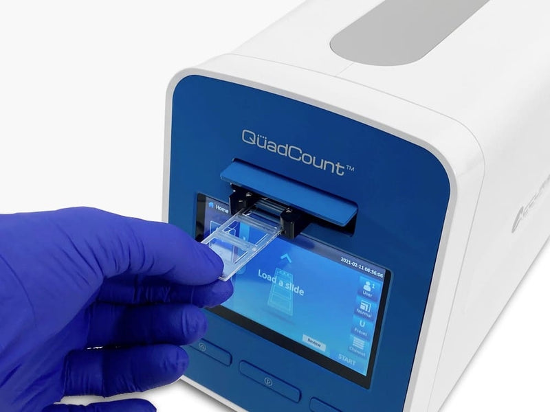 Load image into Gallery viewer, White Smoke Accuris E7500 QuadCount Automated Cell Counter
