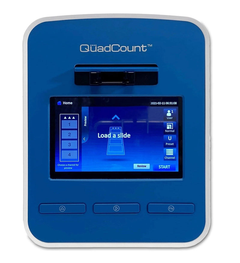 Load image into Gallery viewer, Midnight Blue Accuris E7500 QuadCount Automated Cell Counter

