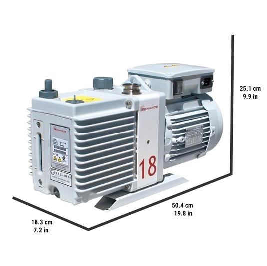 Light Gray Edwards E1M18 Vacuum Pump