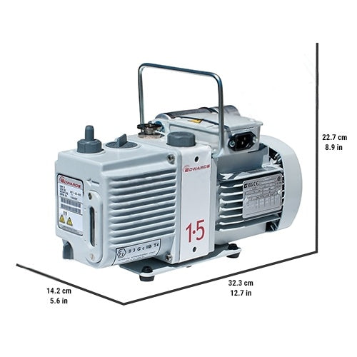 Gray Edwards E2M1.5 Vacuum Pump, 230V