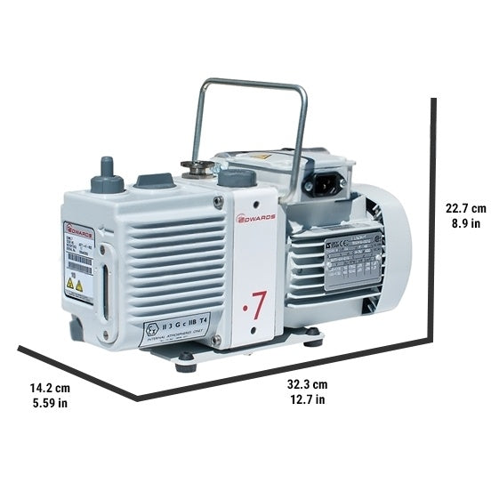 Load image into Gallery viewer, Light Gray Edwards E2M0.7 Vacuum Pump
