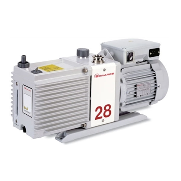 Light Gray Edwards E2M28 Rotary Vane Vacuum Pump