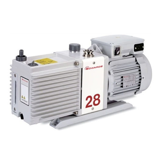 Light Gray Edwards E2M28 Rotary Vane Vacuum Pump