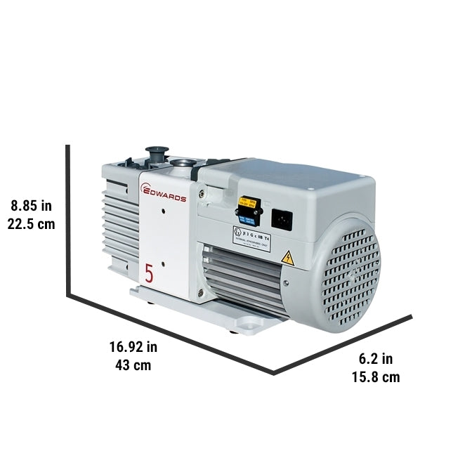 Load image into Gallery viewer, Light Gray Edwards RV5 Rotary Vane Vacuum Pump
