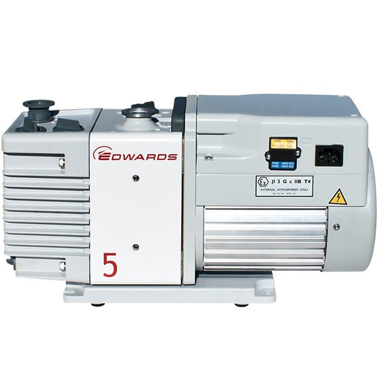 Light Gray Edwards RV5 Rotary Vane Vacuum Pump