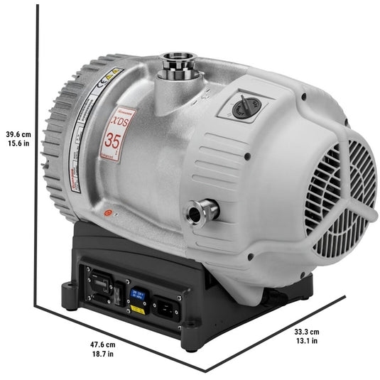 Dark Gray Edwards XDS35iE Enhanced Dry Scroll Pump