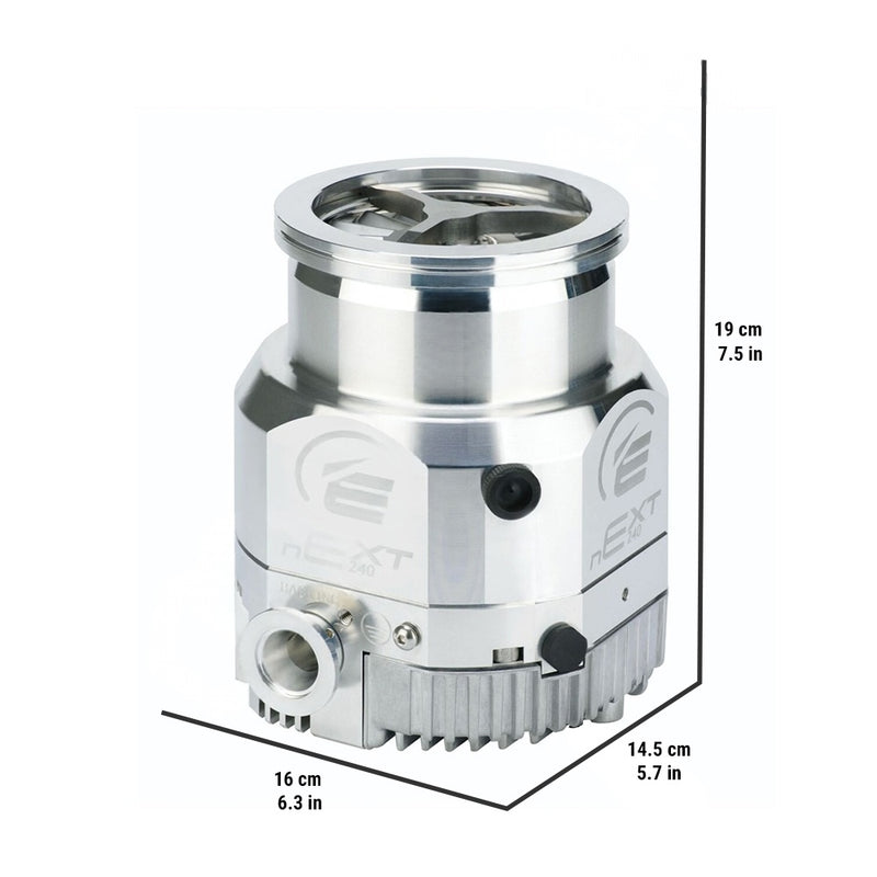 Load image into Gallery viewer, Light Gray Edwards nEXT240D - ISO100 160W Turbomolecular Pump
