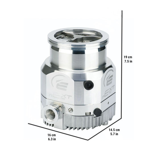 Light Gray Edwards nEXT240D - ISO100 160W Turbomolecular Pump