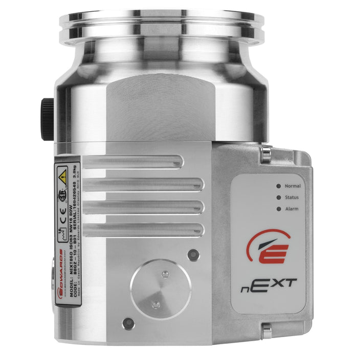 Dark Gray Edwards nEXT85D NW40 NW16 - 80W Turbomolecular Vacuum Pump