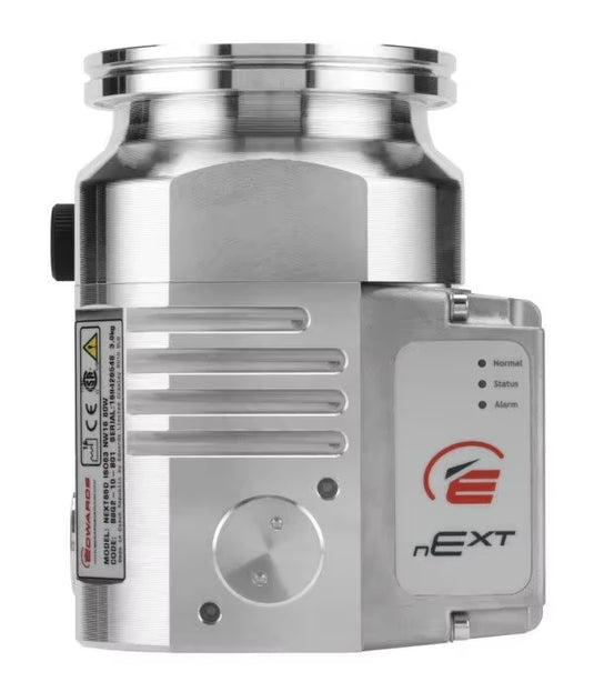 Dark Gray Edwards nEXT85D CF63 NW16 80W Turbomolecular Vacuum Pump