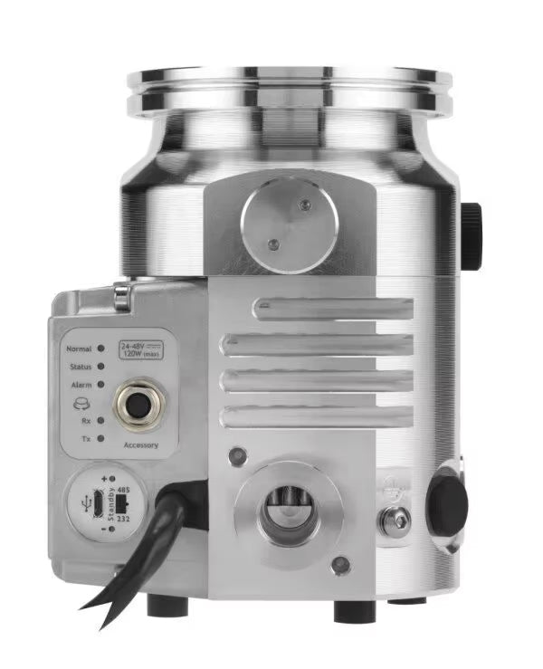 Load image into Gallery viewer, Dark Gray Edwards nEXT85D CF63 NW16 80W Turbomolecular Vacuum Pump

