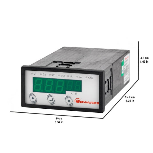 Gray Edwards D39590000 ADC Active Digital Vacuum Gauge Controller, Standard Version, 1 Gauge